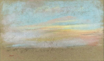 Этюд неба (Э. Дега, ок. 1869 г.)