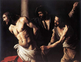 Бичевание Христа (Микеланджело Меризи да Караваджо. 1607)