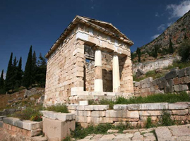 Храм Аполлона в Дельфах. Сокровищница