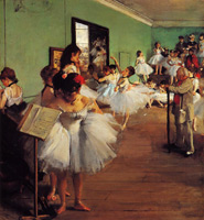 Танцевальный класс (Э. Дега, 1874 г.)