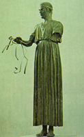 Дельфийский возничий. V в. до н.э. Дельфийский музей, Греция