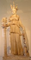 Афина Парфенос. Фидий. 447—438 гг. до н. э.