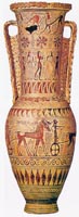 Протоаттический лутрофор из Аттики. 700—680 до н.э. Лувр. Париж