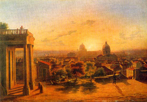 Закат в Риме (М.Н. Воробьев)