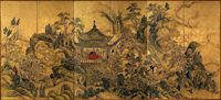 Китайский ландшафт (Икено Тайга. XVIII в.)