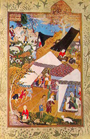 Меджнун у палатки Лейли (Мир Сеид Али)