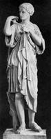 Пракситель. Артемида из Габий. Римское копия. 345 г. до н.э. Париж, Лувр