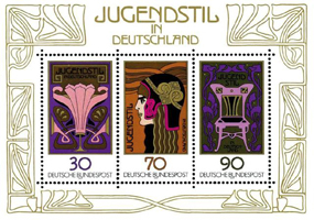 Немецкие марки (Югендстиль)